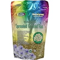 Sprout Revolution Nutrasprout Premium Organic Sprouted Ground Flax, 16-Ounce Pouch (Pack of 2)