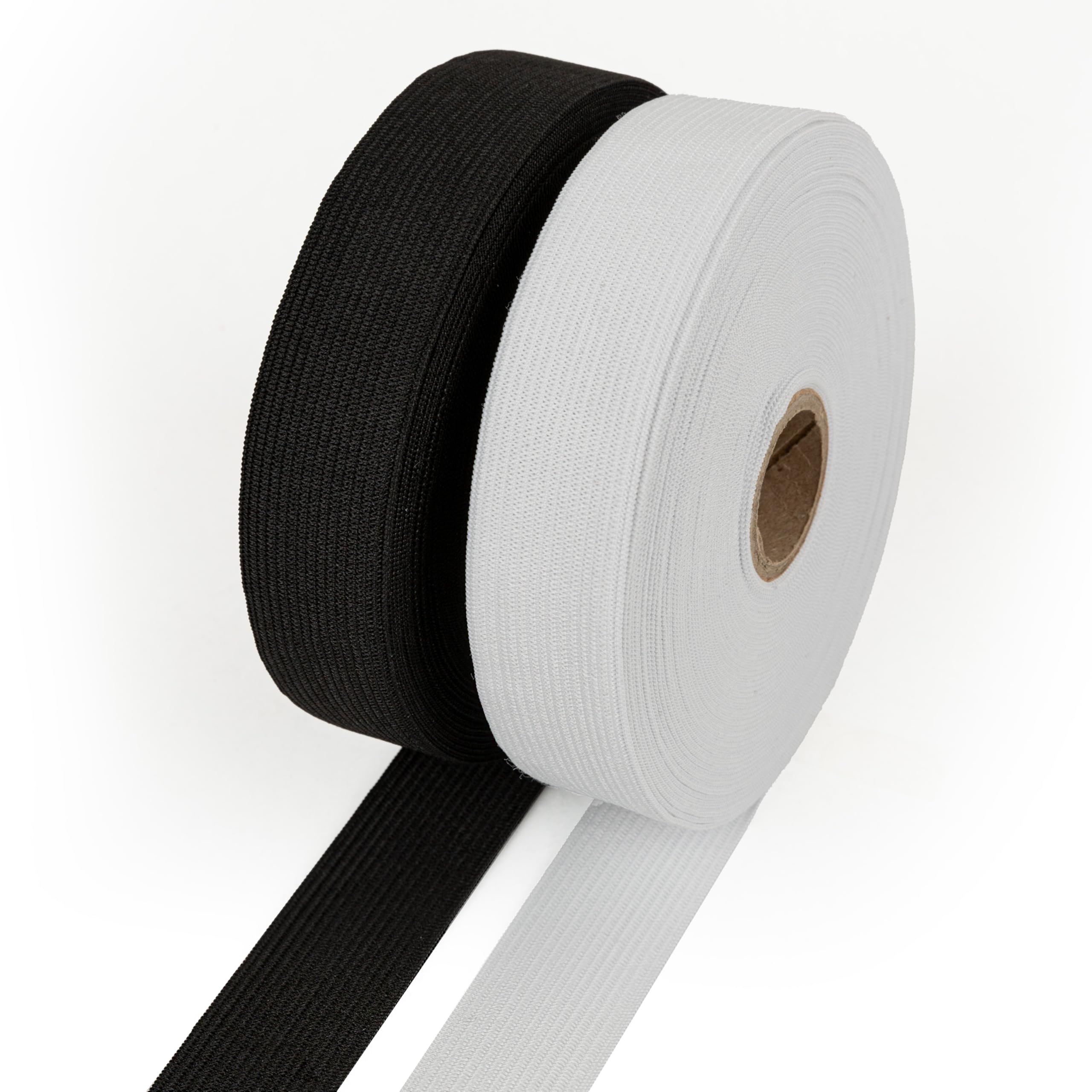 Shelver 1 inch Elastic for Sewing, Wide Waistband Elastic in Widths: 20/25/40/50/75mm (Black, 25mm x 10m)