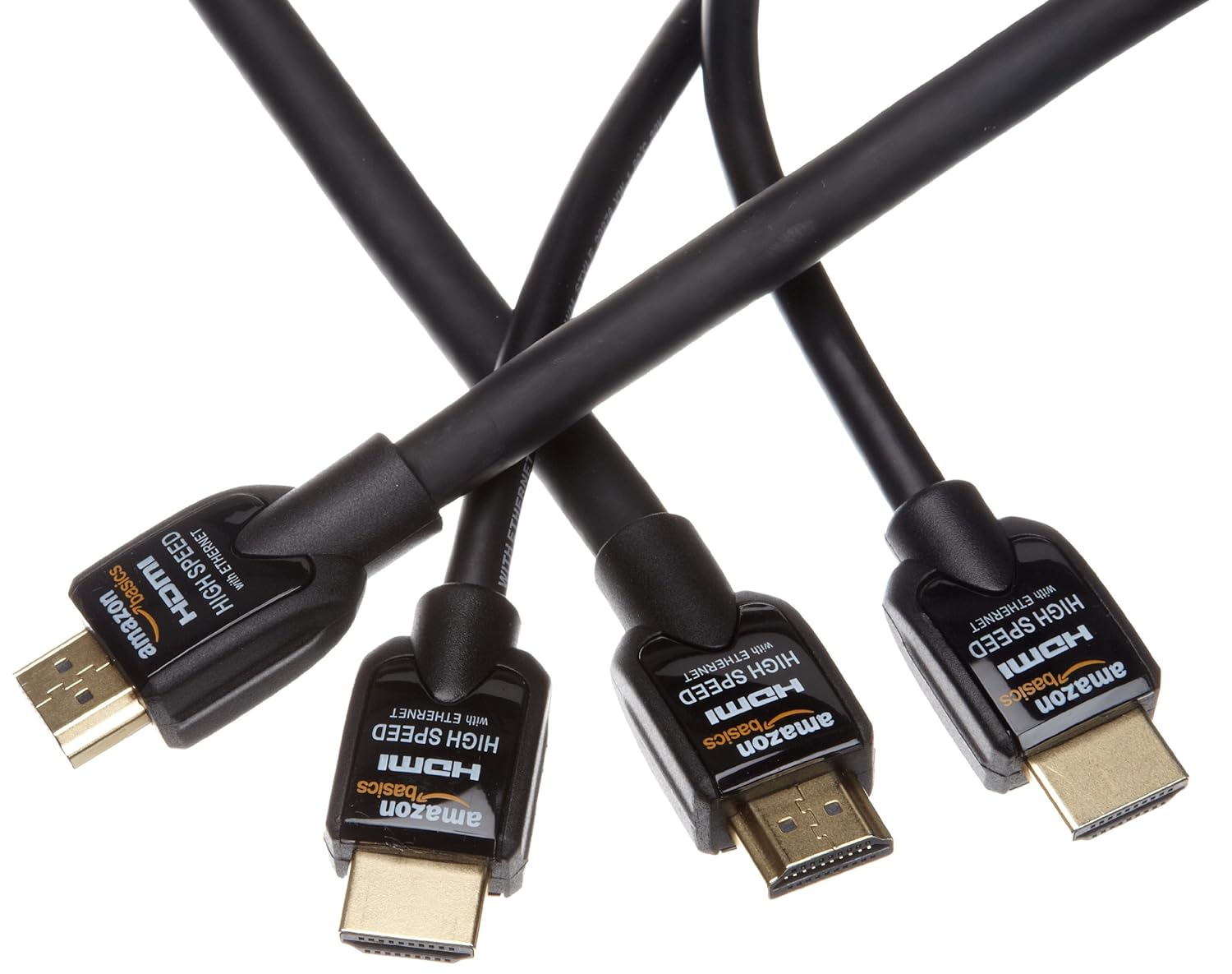 Amazon.in Buy AmazonBasics HighSpeed HDMI Cable 2Pack 3 Feet (0.9