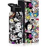 Tokidoki Unicorno Bottle 32oz Insulated Stainless Steel Water Bottle Reusable Vacuum Insulated Water Bottle Tumbler with Leak Proof Flip Bottle for Travel Office Gym (space)