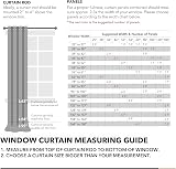 Deconovo 100% Blackout Curtains Faux Linen Thermal Eyelet Pale Khaki 2 Panels view 7