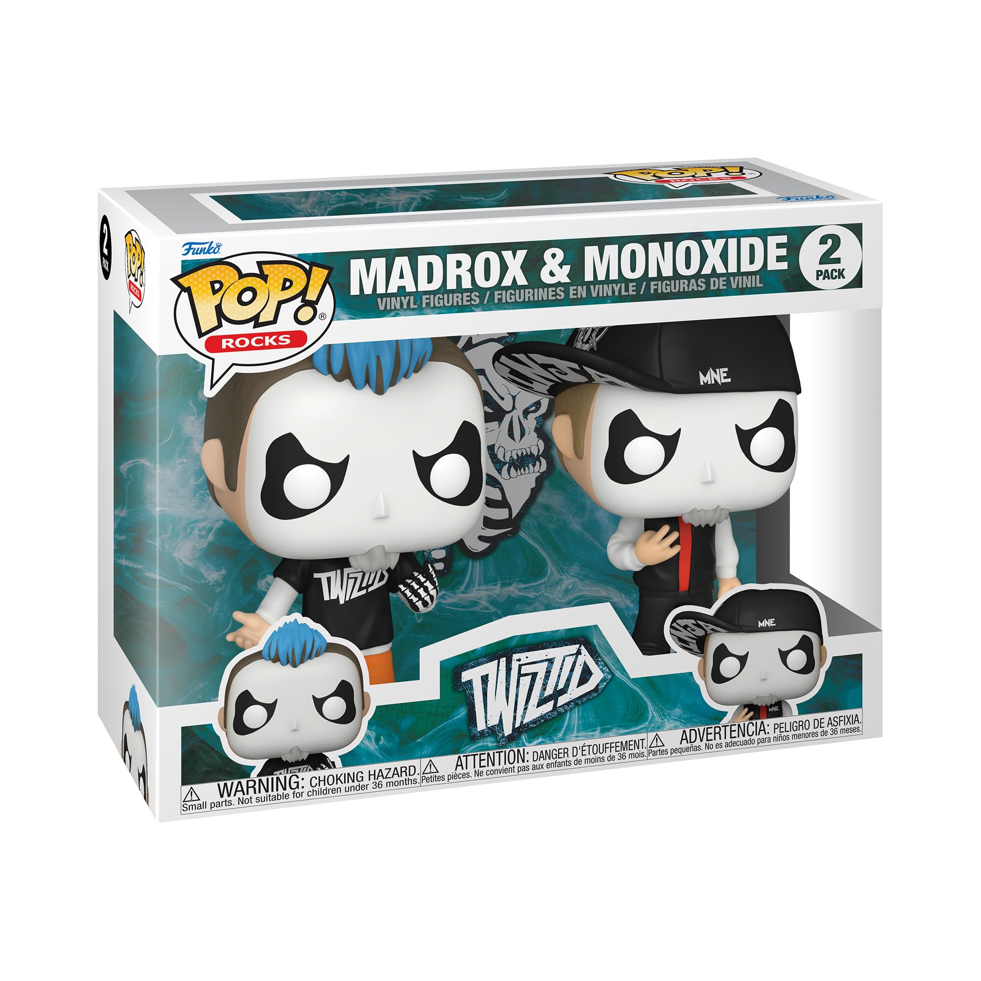 Funko POP! Rocks: Twiztid 2pk - Jamie Madrox - Collectable Vinyl Figure - Gift Idea - Official Merchandise - Toys for Kids & Adults - Music Fans - Model Figure for Collectors and Display