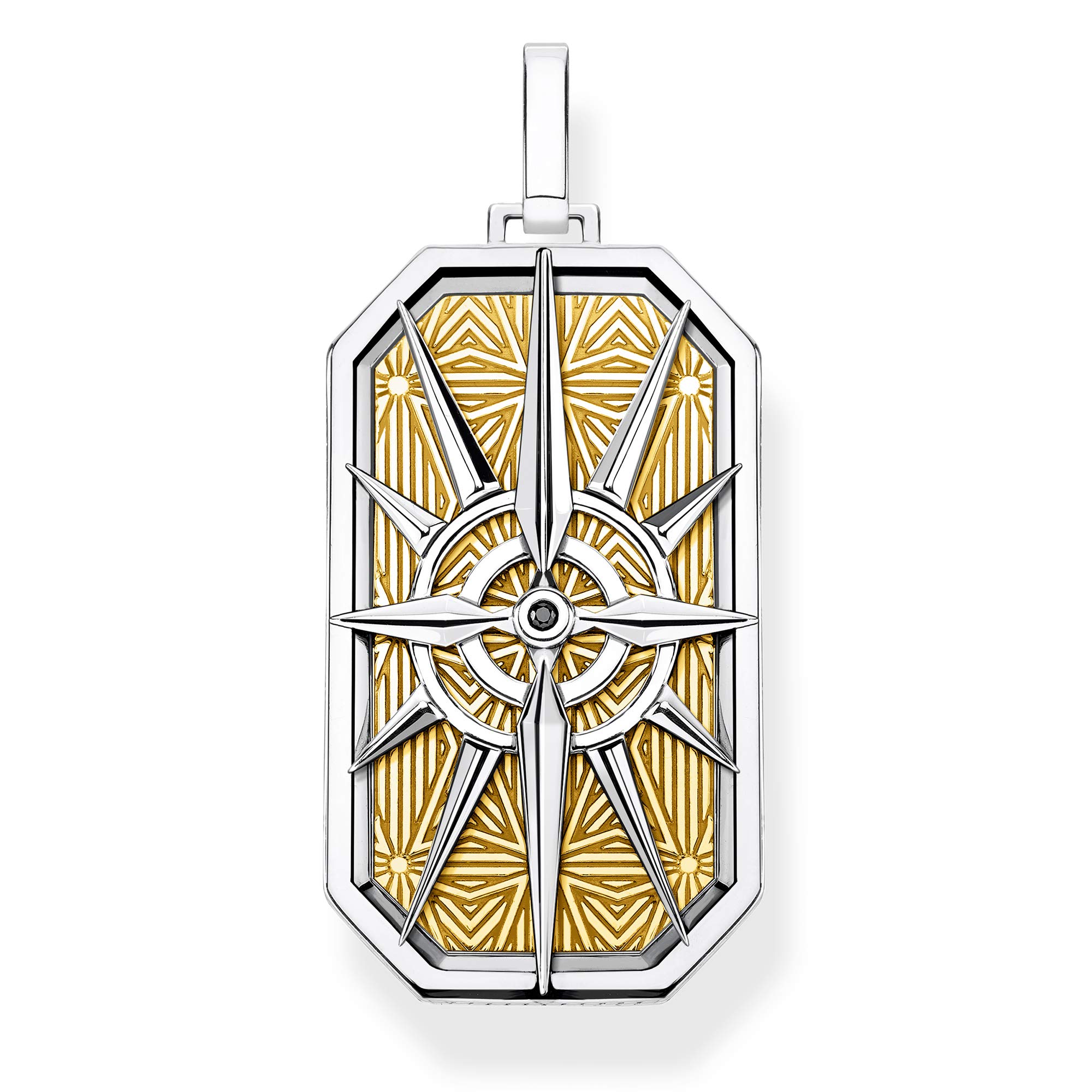 Thomas Sabo Unisex Pendant Compass Star 925 Sterling Silver PE868-849-7