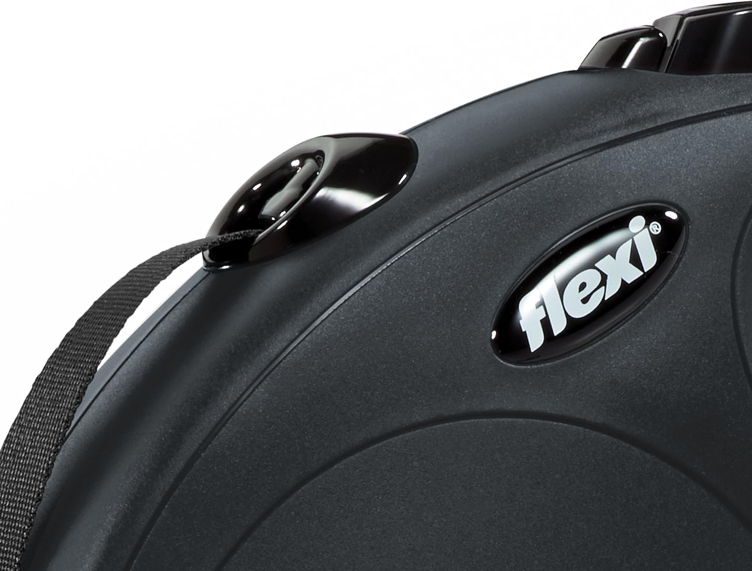FLEXI New Classic Retractable Dog Leash (Tape) 26 feet, Large, Black : Pet Supplies