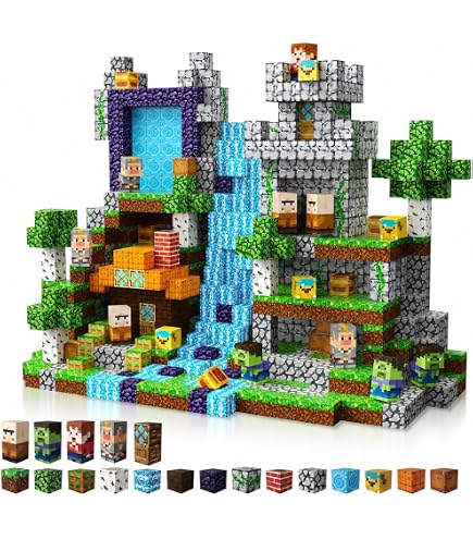 100 blocs de construction magnétiques Zomblock, jouets Montessori et puzzles créatifs. Cadeau