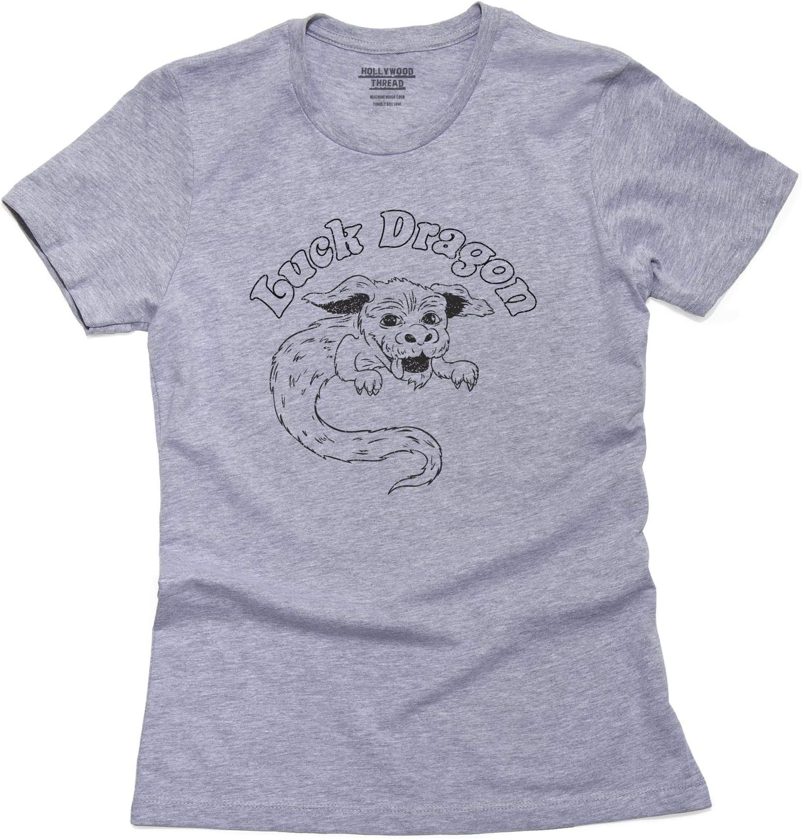 Classic Luck Dragon Mythical Creature Womens 100% Cotton T-Shirt