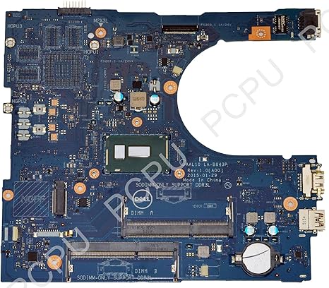 Amazon Com Nrnp9 Dell Inspiron 17 5558 Laptop Motherboard W Intel Celeron Dc 35u 1 5ghz Cpu Computers Accessories