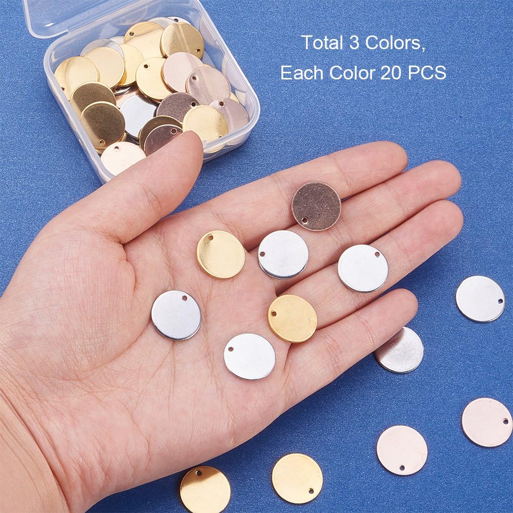 PH PandaHall 60 pcs 304 Stainless Steel Pendant - Image 4