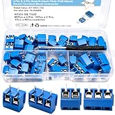 Tnisesm/70pcs 2 Pin &amp; 3 Pin 5mm/0.2inch Pitch PCB Mount Screw Terminal Block Connector (Can be Spliced) TN-T03B