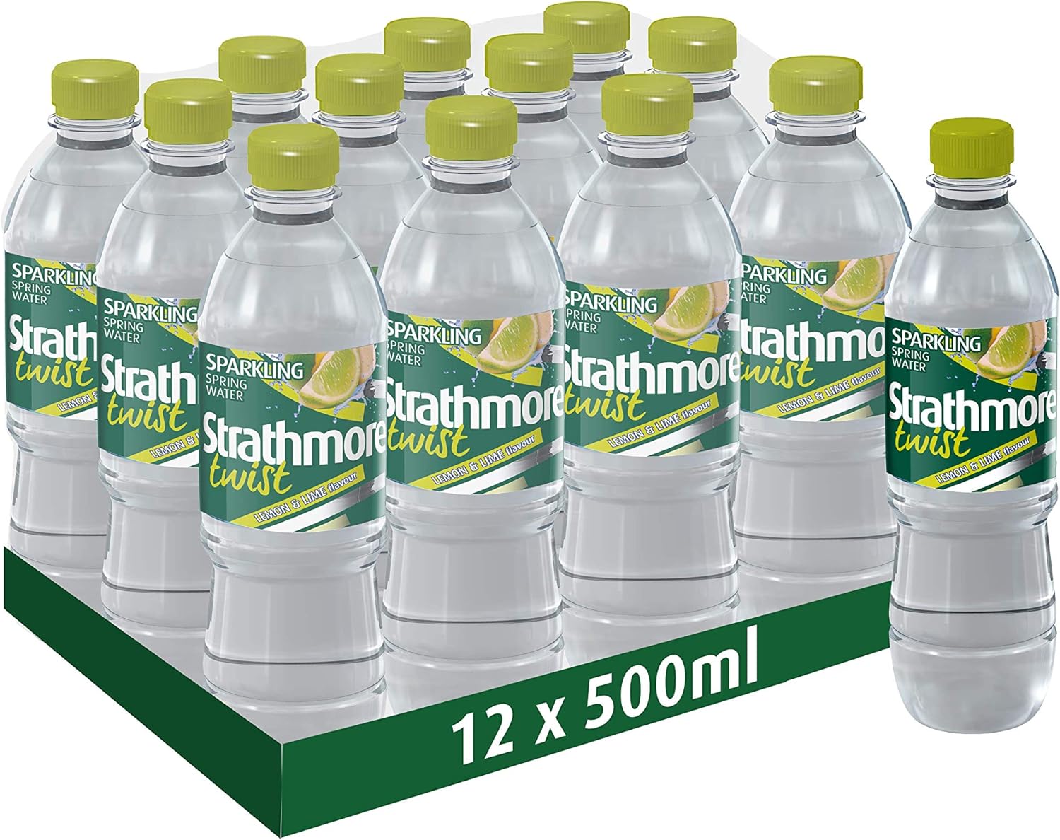 Strathmore Twist Sparkling Lemon and Lime Water, 12 x 500 ml Amazon.co
