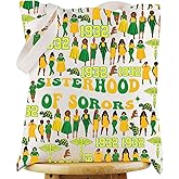 G2TUP Sorority Sister Tote Bag Yellow And Green Sorority Gift Sisterhood Of Sorors Shoulder Bag Sorority Paraphernalia