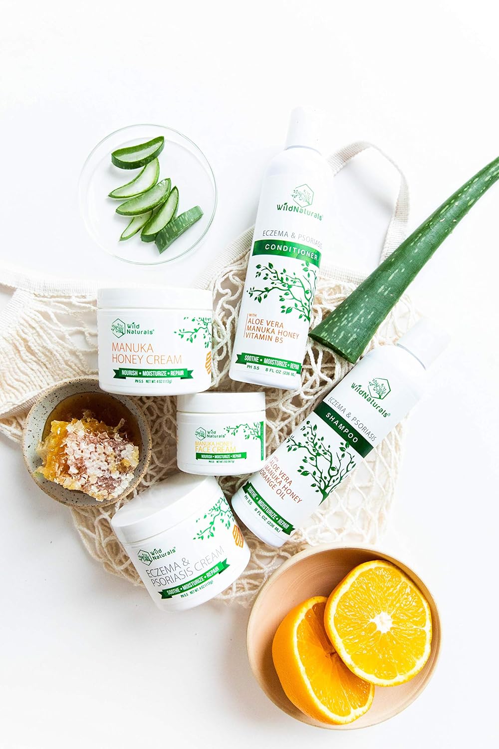 Wild Naturals Eczema Body Wash : With Manuka Honey + Aloe Vera, for Sensitive Skin, Unscented, Anti Itch Healing Psoriasis Soap, Dry Skin Relief, Moisturizing and Sulfate Free : Beauty