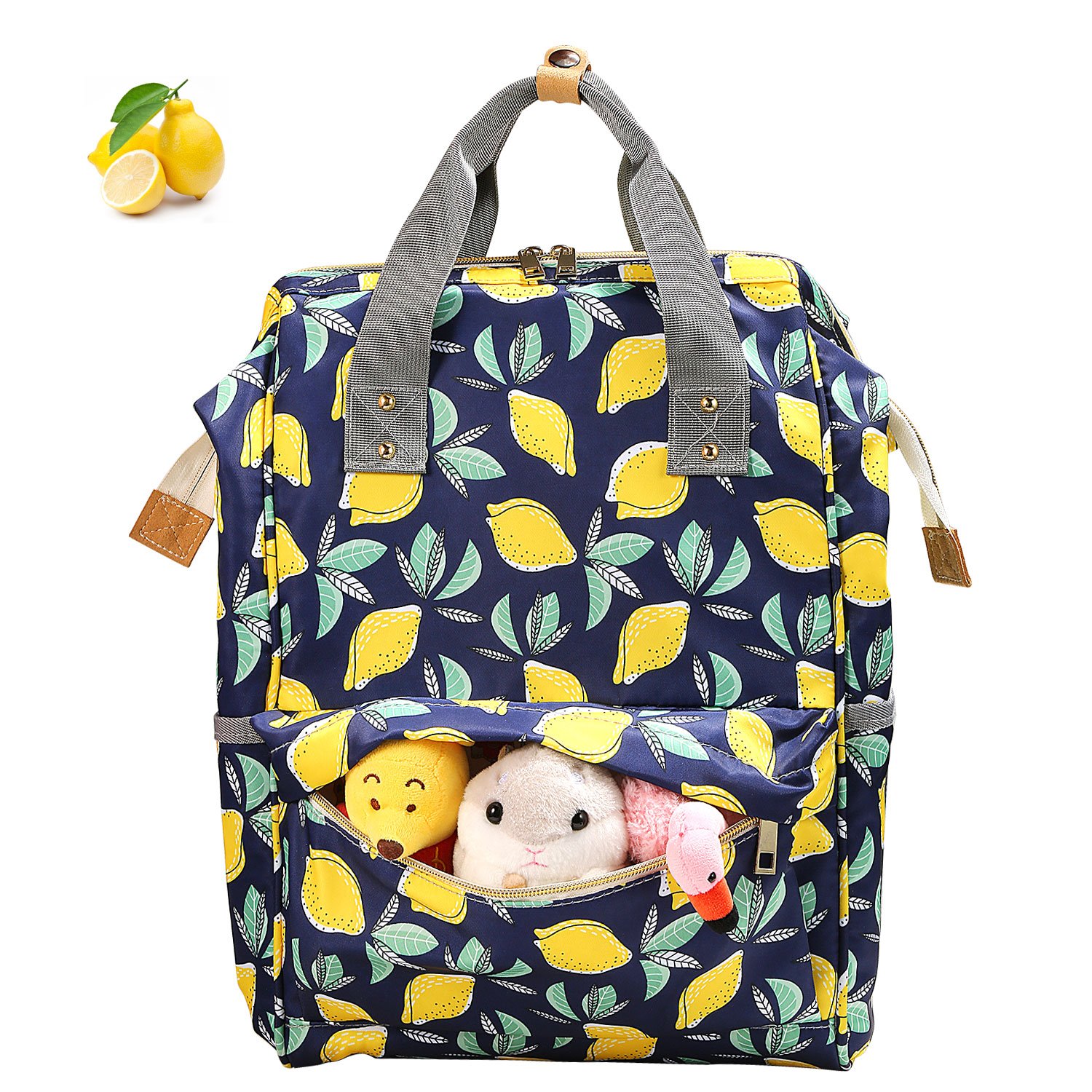 Diaper Bag Backpack, Cinsey Multi-Function Waterproof Travel Baby Bags with Insulated Pockets, Large Capacity, Stylish and Durable for Fashion Mom and Dad