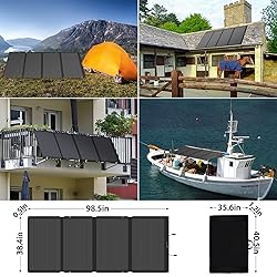 Voominhtec 400W 42V ETFE Portable Solar Panel, IP68