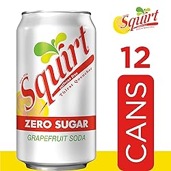 Squirt Zero Sugar Grapefruit Soda, 12 fl oz