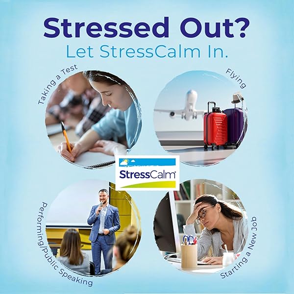 BOIRON STRESSCALM TABLETS FOR RELIEF OF STRESS, ANXIOUSNESS, NERVOUSNESS, IRRITABILITY, AND FATIGUE – 60 COUNT
