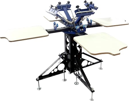 four colour screen printing machine