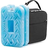 Kona Blue Ice 2 Pound Ice Packs for Coolers - Long Lasting Design - Refreezable Reusable Cooler Ice Pack (2)