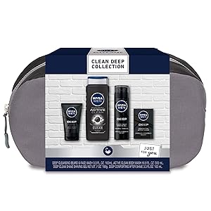 Nivea Men Clean Deep Skin Care Collection for Men, 30.5 Fl Oz