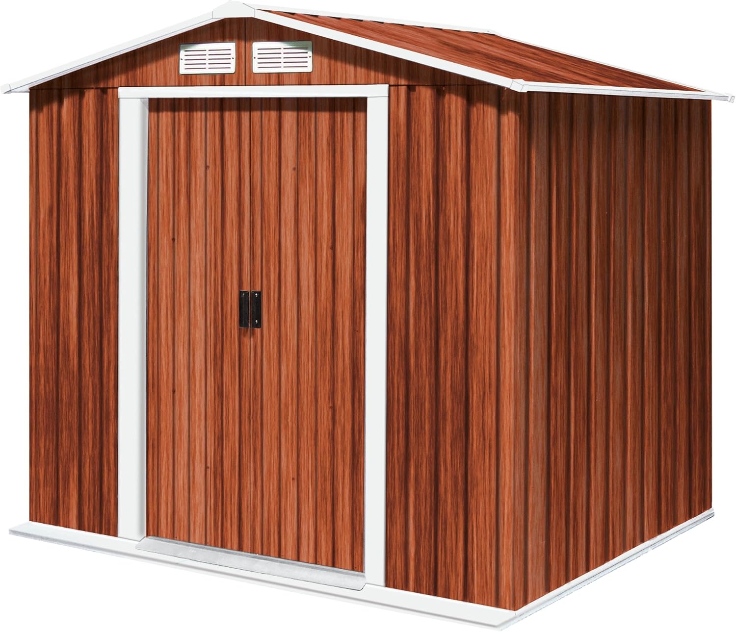 Tepro Metallgerätehaus "Riverton" 6x4 Holzoptik (#7124)