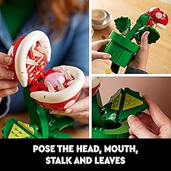 LEGO Super Mario Piranha Plant, Build and Display