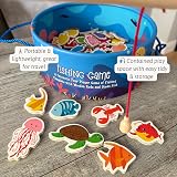 Jaques of London Magnetic Fishing Game Wooden Educational Toy 3 4 5 view 6