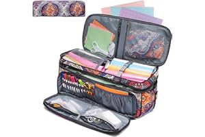 LZXYBIN Carrying Case for Cricut Maker 3/Maker/Explore 3/Explore Air 2 (Bag Only) with Dust Cover, Cutting Mat Pocket Tote Bag for Cricut Assecories/Totem