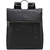 DKNY Women's Handbags Backpack, Black/Silver, One Size