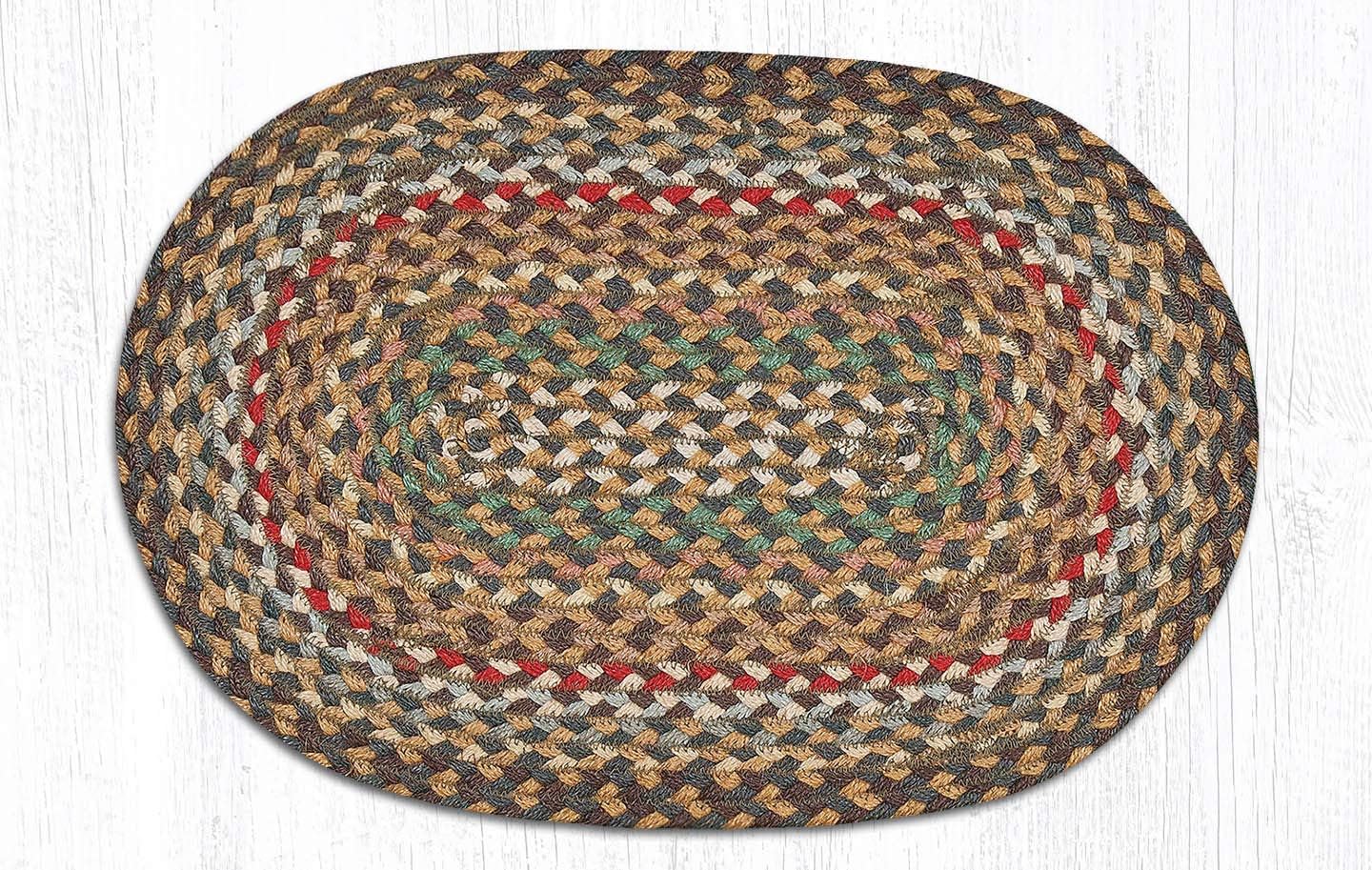 Earth Rugs 52PM051 placemat, Green Home & Kitchen