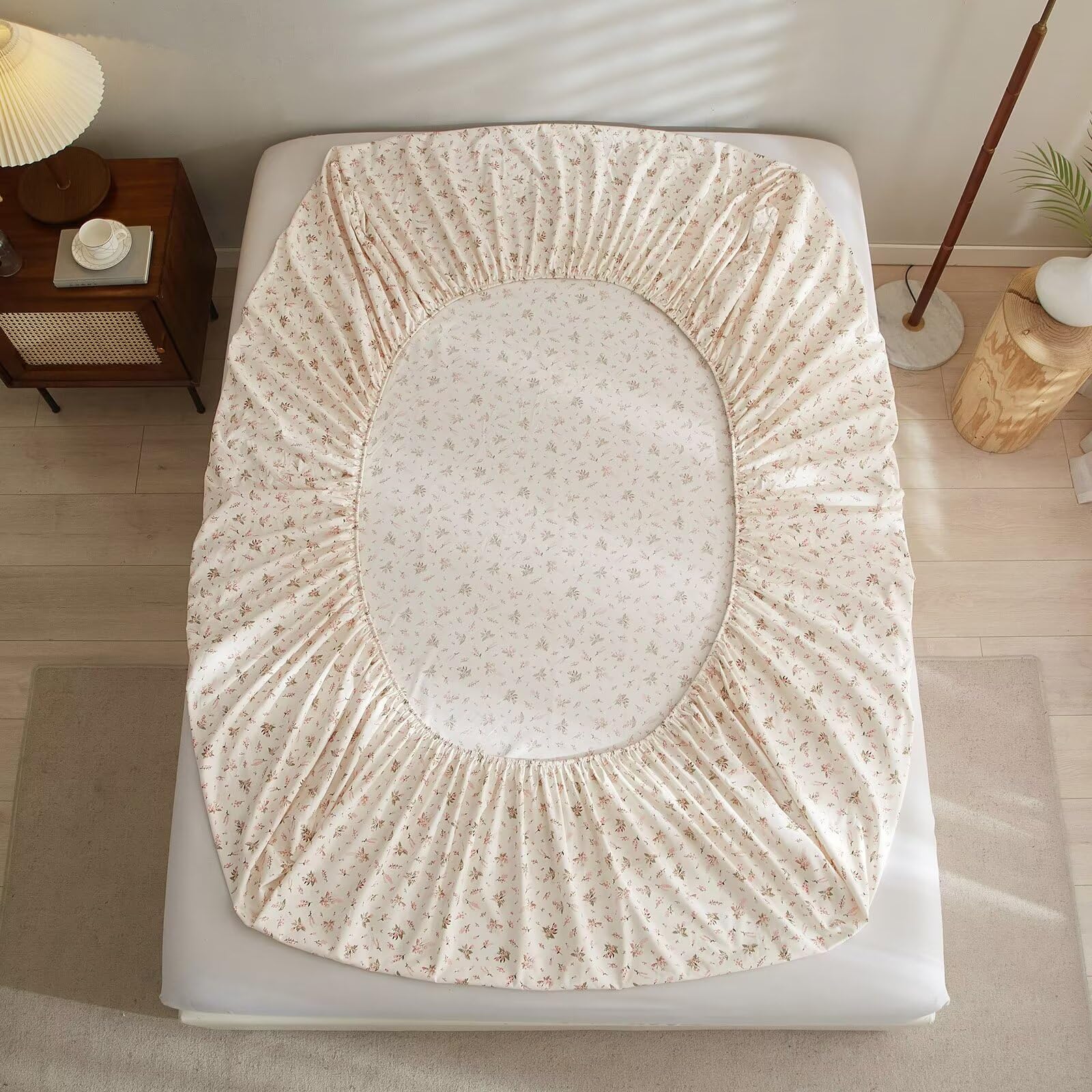 VClife Floral Sheet Sets Queen - Pink Bed Sheets