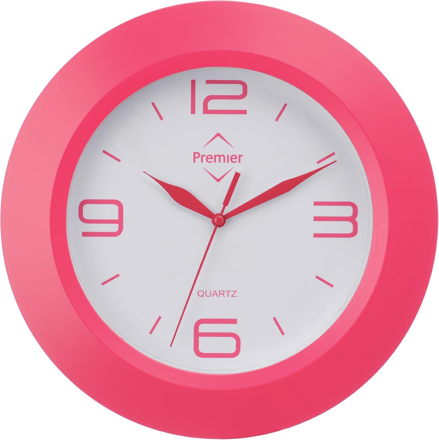 Premier Housewares Wall Clock Pink