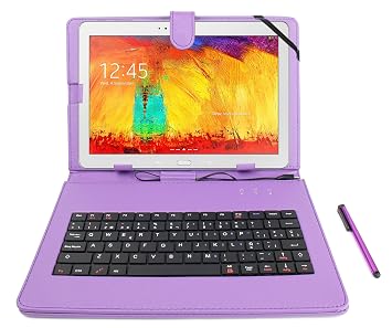 Duragadget Fundateclado Color Morado En Español Con Letra ñ