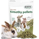 Timothy Pellets (4 lb.) - 100% All Natural, High Fiber, Sun Cured Timothy Hay Grass Food &amp; Treat - Rabbits, Guinea Pigs, Chinchillas, Degus, Prairie Dogs, Tortoises, Hamsters, Gerbils, Rats