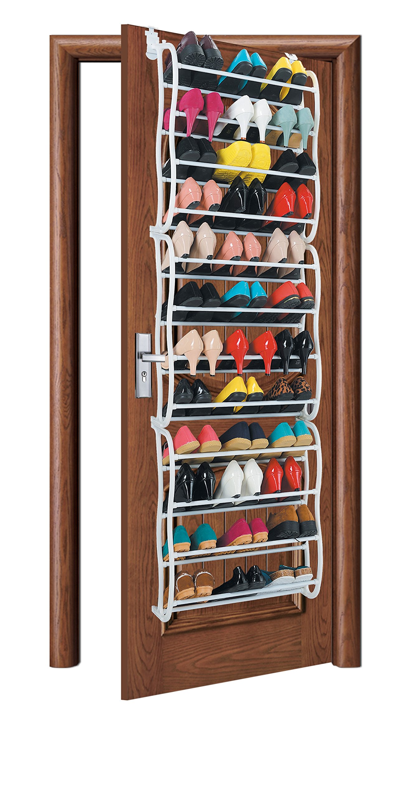 buy shoe rack online on Naturally Home Over The Door Shoe Rack W 12 Layers That Holds Up To 36 Pairs Of Shoes Buy Online In Grenada At Grenada Desertcart Com Productid 39641300