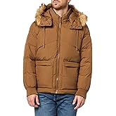 Andrew Marc Men's Outerwear Gramercy Removable Faux Fur Hooded Bomber