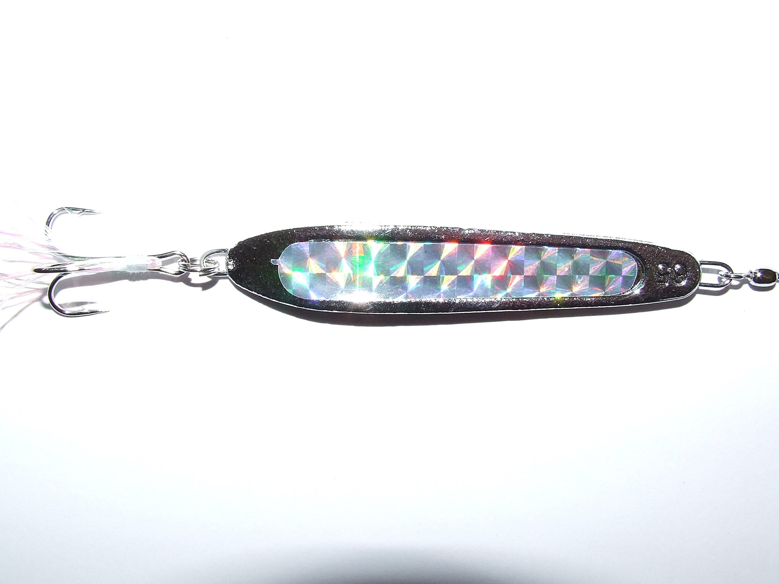 FFT® 65g SILVER HEAD SPINNER LURE MACKEREL BASS COD BOAT KAYAK SEA FISHING…