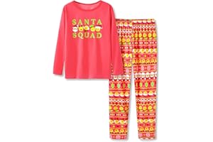 Topgal Little & Big Girls Long Sleeves & Pants Tie Dye Tropical Flowers Leaves Pajamas Kids PJ Set Sleepwear Size 6-18