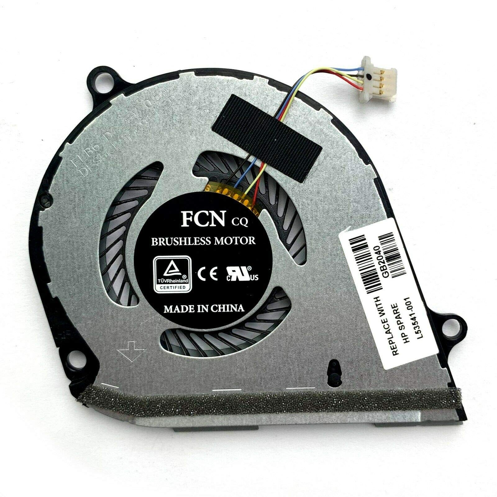 CPU Cooling Fan Replacement Compatible With HP Envy X360 15-DS 15-DR 15M-DR 15M-DS Series L53541-001