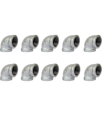 Amazon.com: PROPLUS GIDDS-44003 Galvanized Malleable 90 Degree