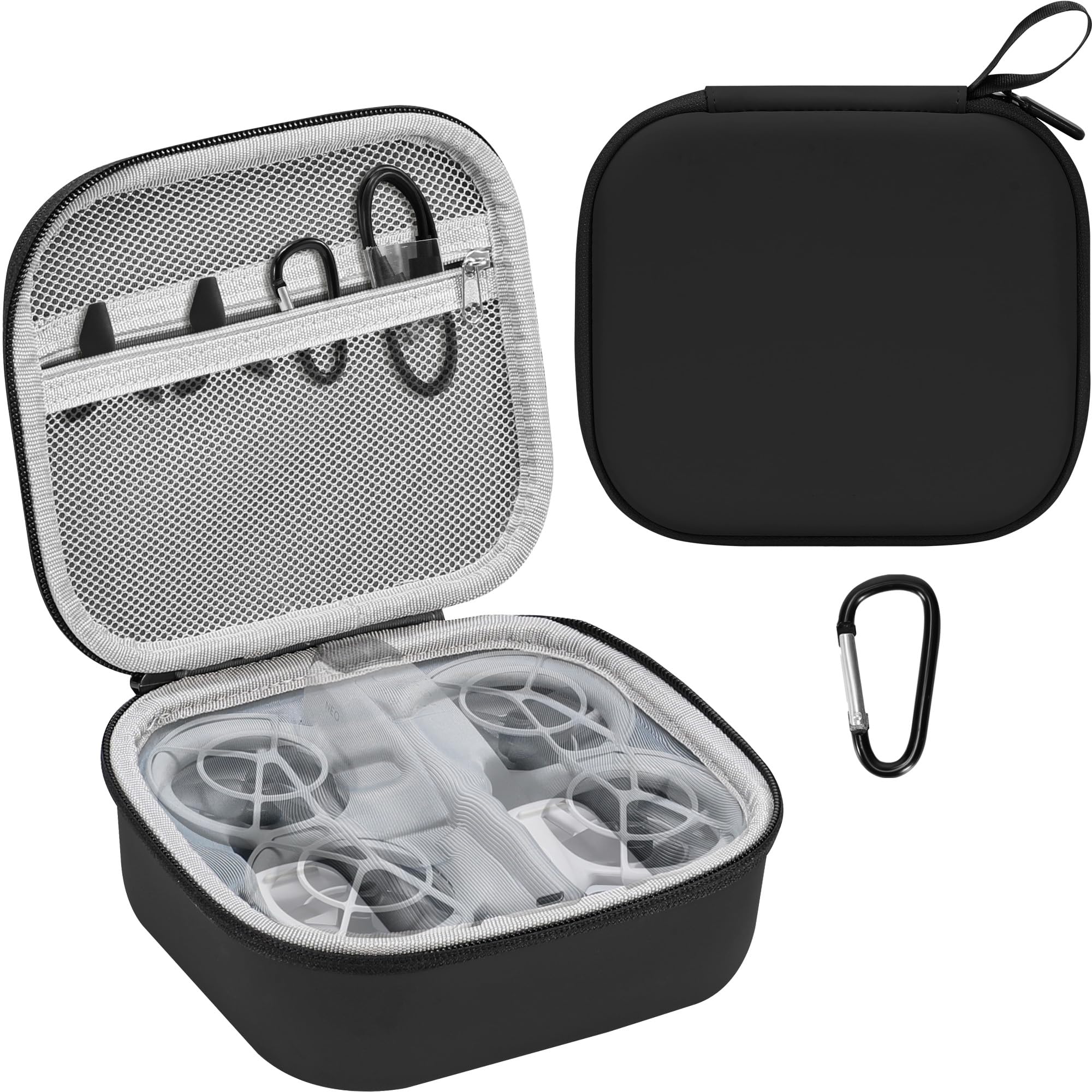 FPVtosky Carrying Case for DJI NEO, Porable Travel Storage Bag for DJI NEO Drone Aceessories (for DJI Neo, Black)