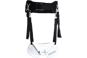 GAFFER SPORTFISHING Wide Body Adjustable Fishing Belt with Rod Holder - EVA Foam Padding, Ideal for Boat Fishing