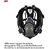 3M Ultimate FX Full Facepiece Reusable Respirator FF-402, Mold, Painting, Sanding, Chemicals, Gases, Dust, Medium