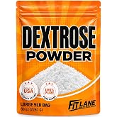 Bulk Dextrose Powder 5 lbs - Pure Carbs Unflavored - Good Source of Glucose and Carbohydrates - Food Grade Sugar for Brewing and Sausage Making - Pre Workout Ingredient