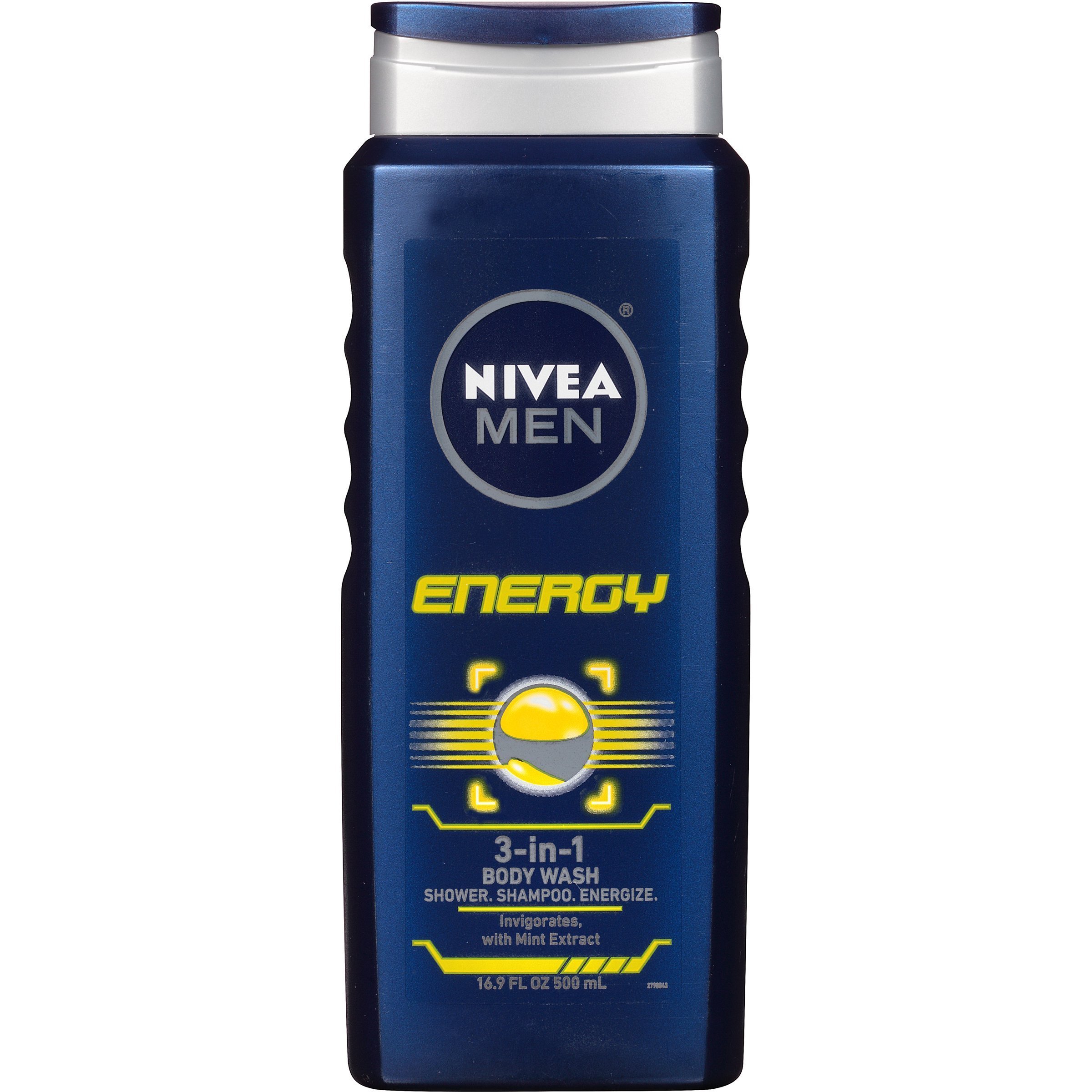 NIVEA FOR MEN Energy, Shaving Gel 7 oz (Pack of 3) Beauty