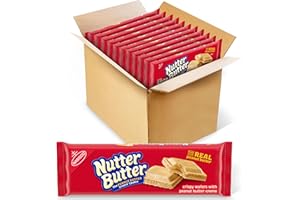 Nutter Butter Peanut Butter Wafer Cookies, 12 - 10.5 oz packages