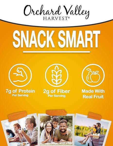 ORCHARD VALLEY HARVEST CHEESE CRISP POWER TRAIL MIX, 1 OZ BAGS (15 COUNT), SNACK PACKS, 7G PROTEIN PER SERVING, TRAIL MIX INDIVIDUAL PACKS, SNACKS FOR ADULTS AND KIDS