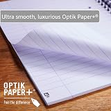 Oxford Campus A4 Project Notebook with Dividers 200 Pages Optik Paper+ Red view 2