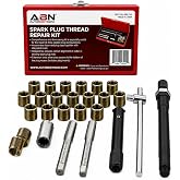ABN Spark Plug Thread Repair Rethreading Set, 14mm Metric &ndash; Rethreading Tool Kit &ndash; Comprehensive Taps, Inserts, &amp; More