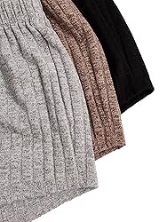GORGLITTER Women's 3 Sets Ribbed Pajamas Set