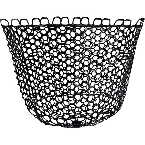 Saltwater Freshwater Fishing Mesh Fishing Landing Net Replacement - Rubber Mesh 55cm Depth Saltwater Safe Fishing Net Bag Replacement Saltwater Freshwater Fishing Mesh Fishing Landing Net Replacement - Rubber Mesh 55cm Depth Saltwater Safe Fishing Net Bag Replacement